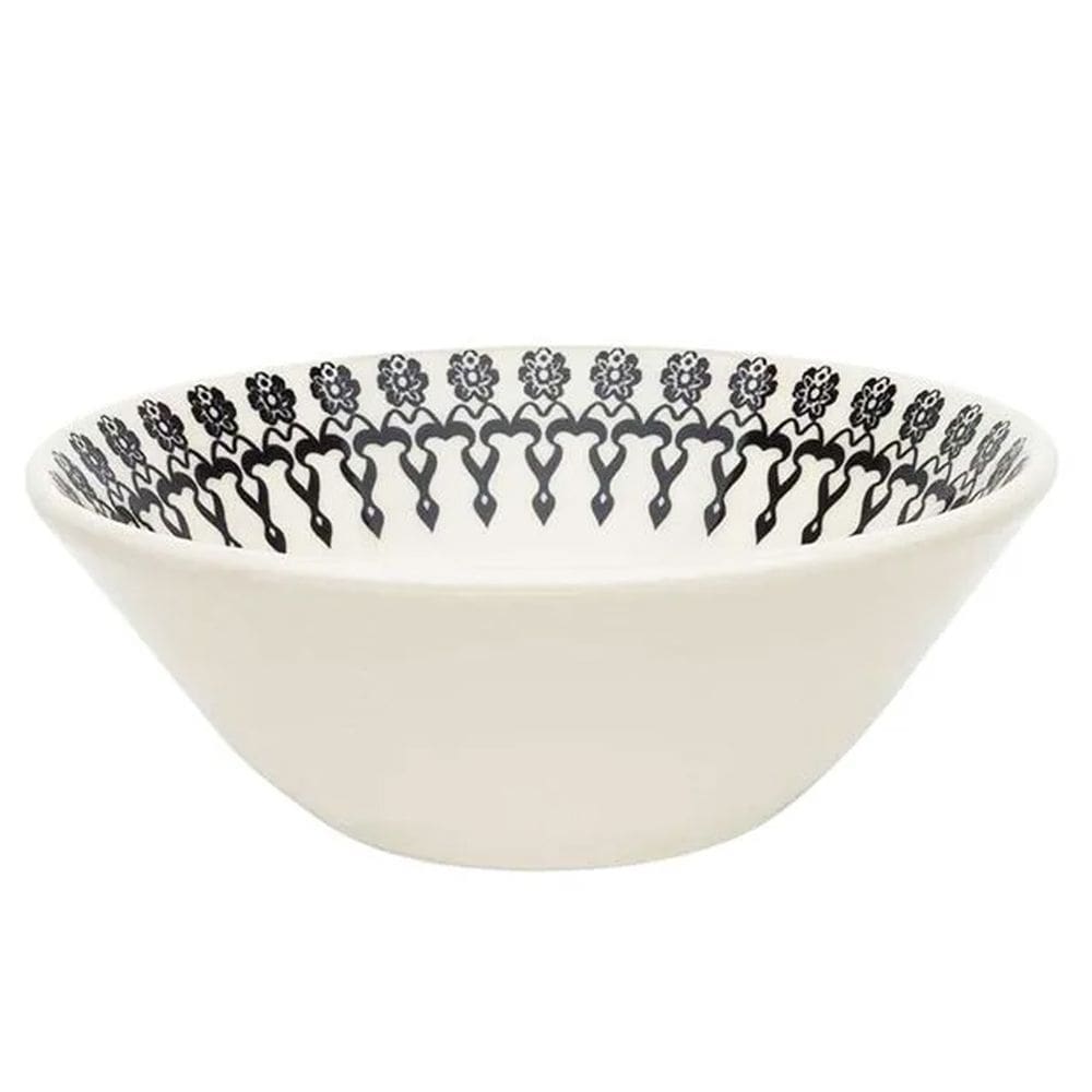 Tigela Conic de Ceramica Estampa Donna Folk 500ml 1un - Biona 091215