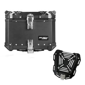 Baú Bauleto Top Box GP Tech 45L Forrado Com Base Universal