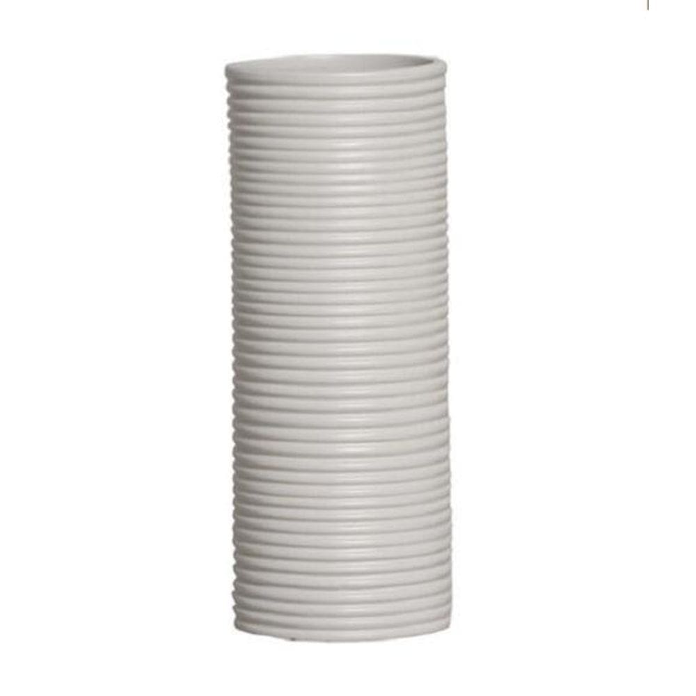 Vaso G Cerâmica Textura - Verde Claro Fosco