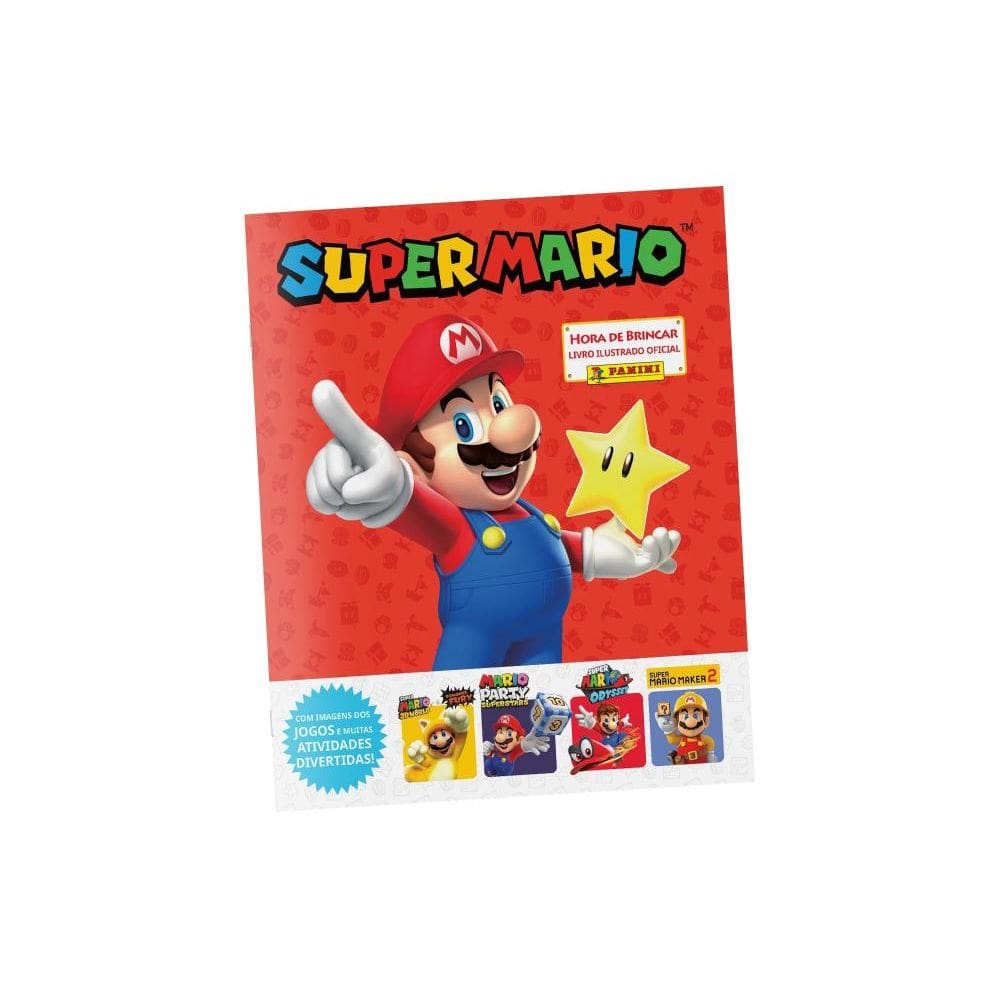 SUPER MARIO -  Álbum Capa Cartão