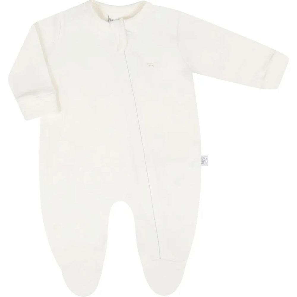 Macacão Longo Com Zíper Hug Branco