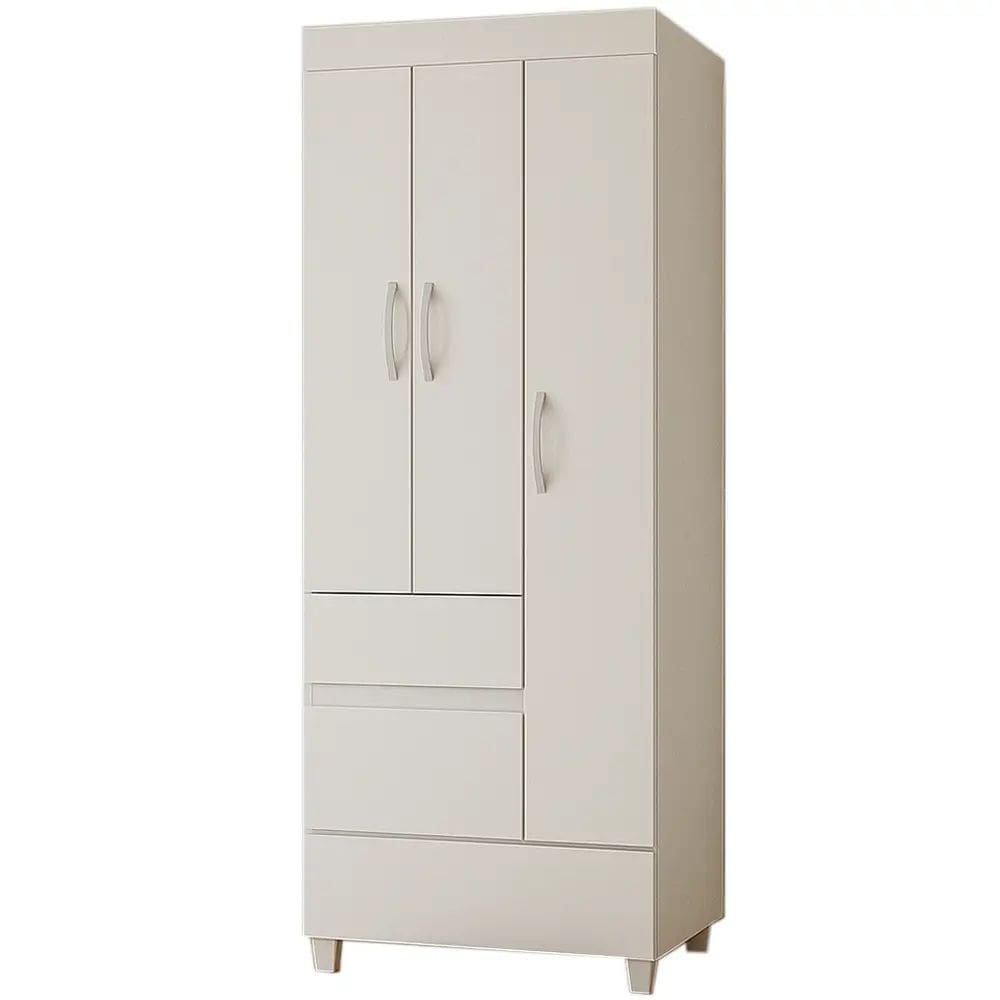 Guarda Roupa Demobile Solteiro 3 Portas 2 Gavetas