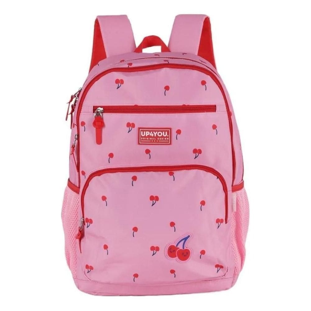 Mochila De Costas Up4you Cereja Rosa Luxcel