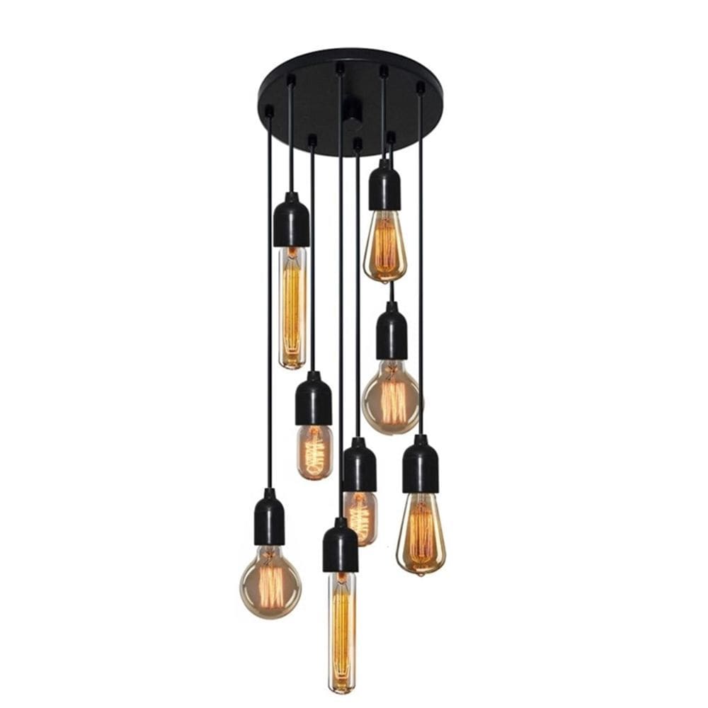Luminária Pendente Retro Md-4162/8 Suporte Para Lâmpada / Não Inclusa - Bivolt