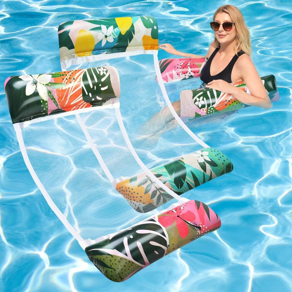 Pacote com 2 balsas infláveis Pool Floats Tavaleu para adultos