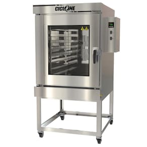 Forno Turbo A Gás Venâncio Ciclone 8 Esteiras Interior e Exterior Inox 220V FTCG8