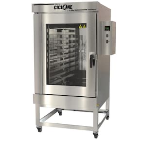 Forno Turbo A Gás Venâncio Ciclone 10 Esteiras Interior e Exterior Inox 220V FTCG10