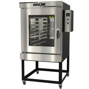 Forno Turbo A Gás Venâncio Ciclone 8 Esteiras Interior Inox Exterior Aço Carbono 220V FTCG8