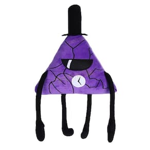 Plush Doll Falls Bill Cipher 16,5 polegadas roxa para crianças e adultos