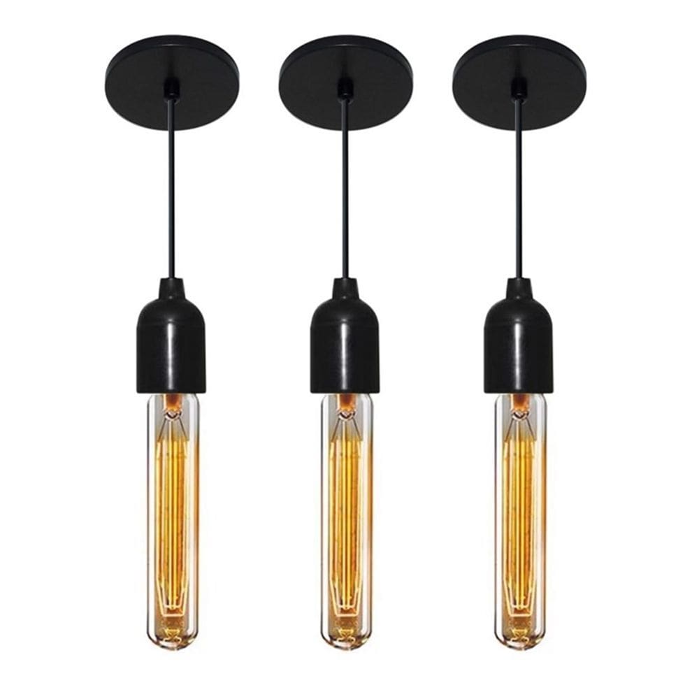 Kit/3 Pendente Luminária Retro Md-4149 Suporte Para Lâmpada / Não Inclusa - Bivolt