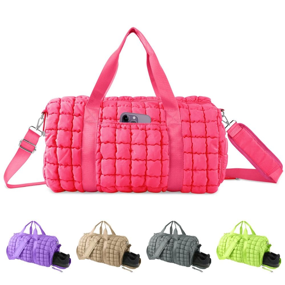 Mochila XSUIOY acolchoada Travel Gym para mulheres Rosered