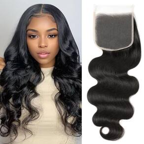 Fecho de renda Renyarch Transparent HD Body Wave 20cm