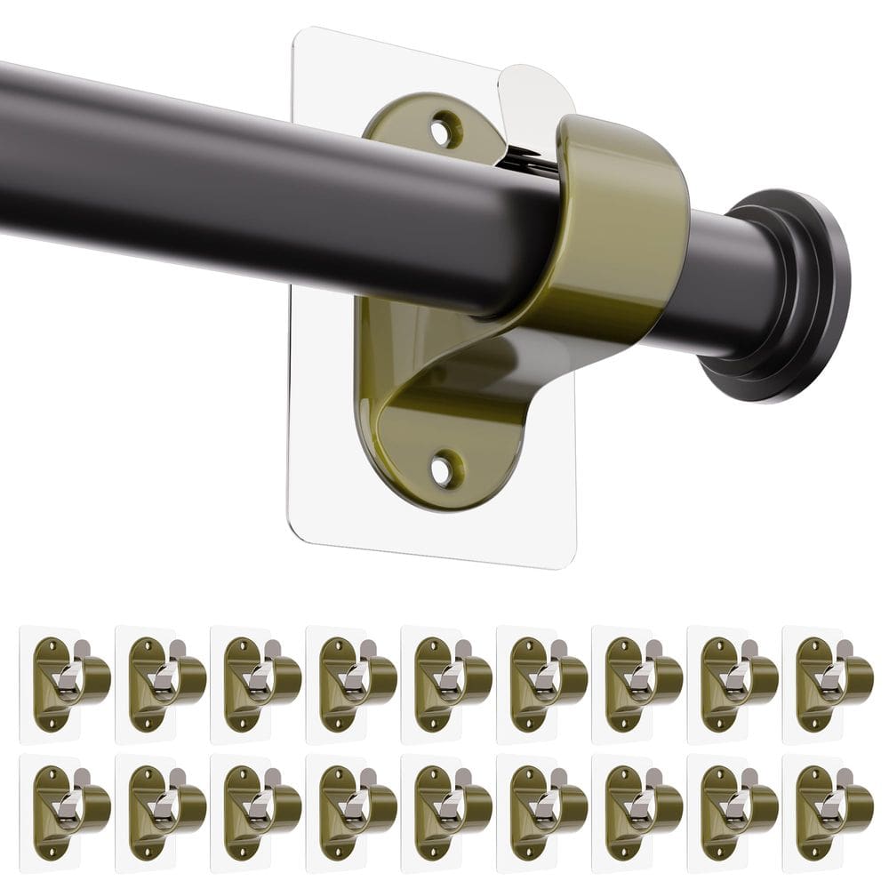 Suportes para varões de cortina ANDGOO No Screw, pacote com 18