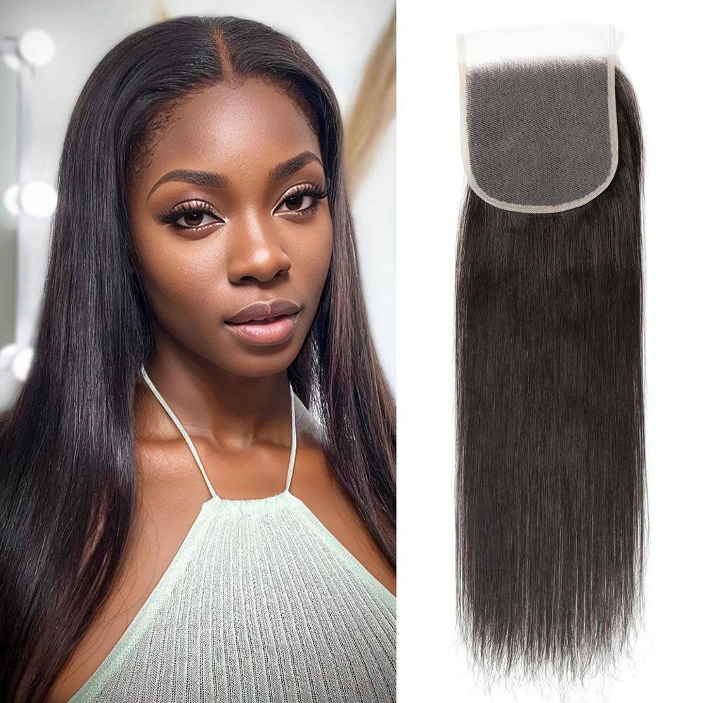 Fecho de renda Renyarch Transparent HD 5x5 46cm Cabelo liso