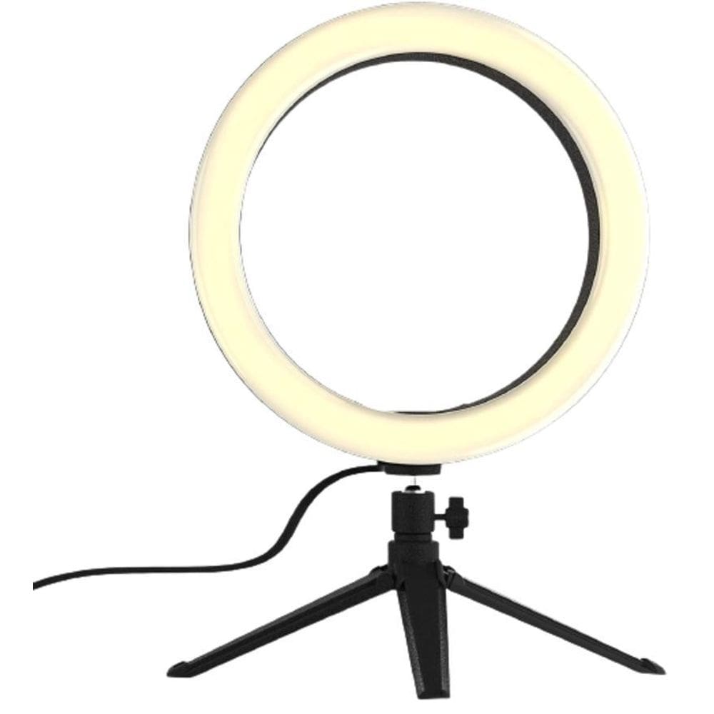 Ring Light Geniali 10 Polegadas 26Cm Com Tripé Mesa Suporte