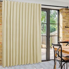 Cortina divisória de quarto DWCN Privacy Blackout 254x213cm Bege