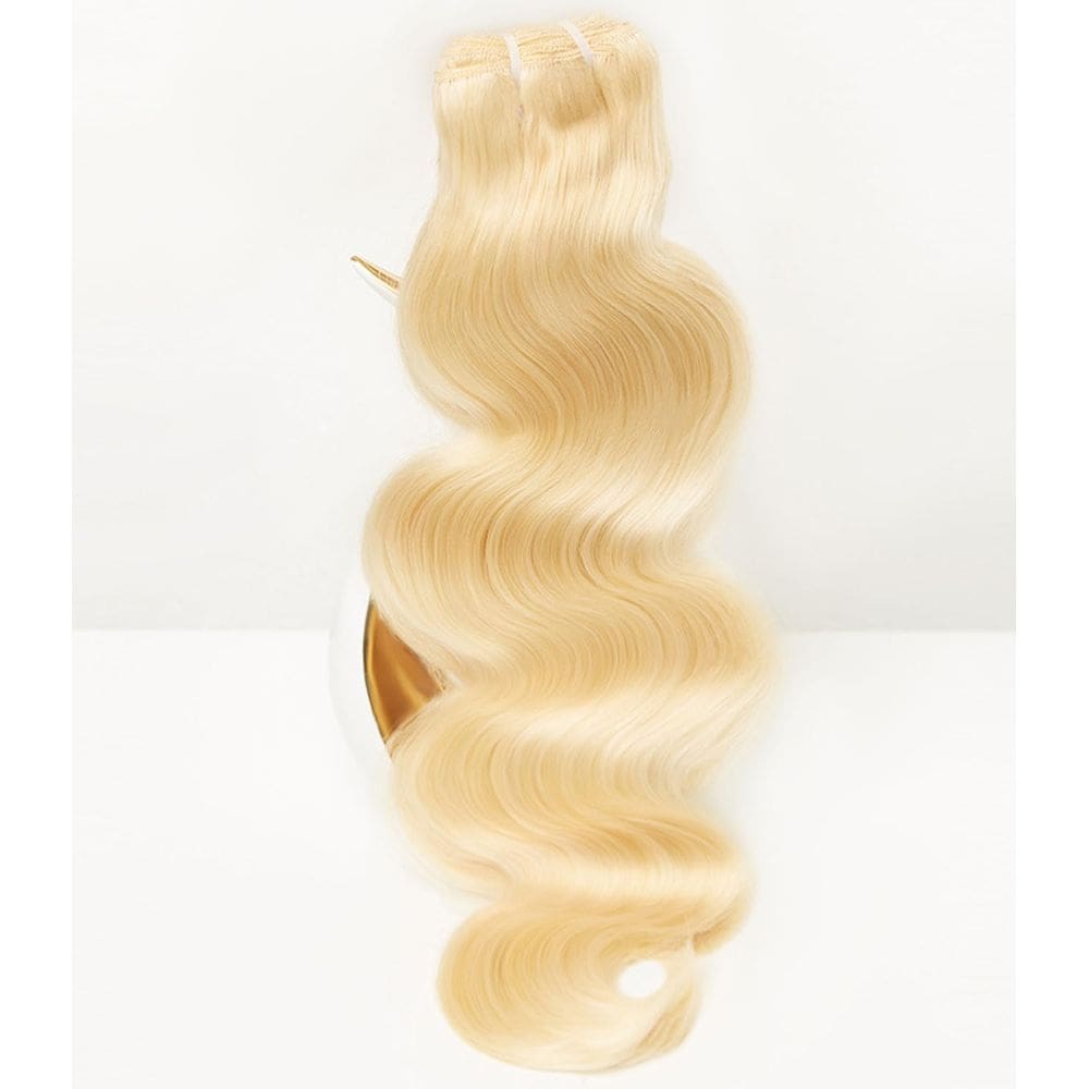 Pacotes de cabelo MLIP Raw Indian Body Wave 22&quot; 613 Blonde 15A