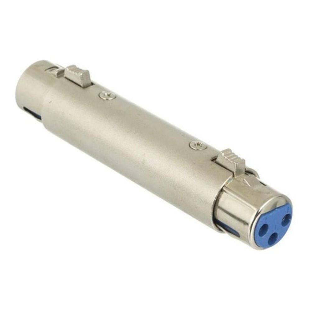 Adaptador Xlr Canon Femea X Xlr Canon Femea 1630 Tblack