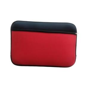 Capa De Notebook De 15,6 Polegadas Preta Bolso Vermelho