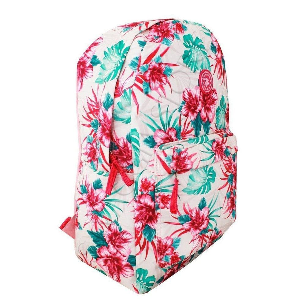 Mochila Escolar Juvenil Florida Costas Clio Style Rosa