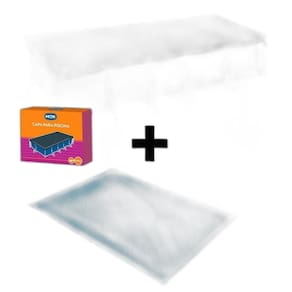 Kit Capa E Forro Para Piscina Retangular 7600 Litros Premium