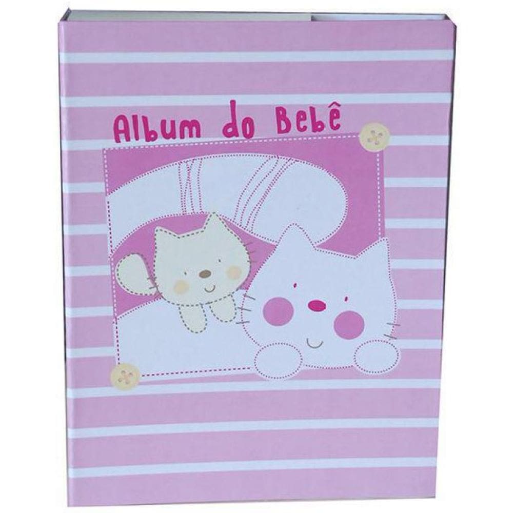 Álbum Do Bebê Menina 200 Fotos 10X15Cm Mimos Rec 301/07