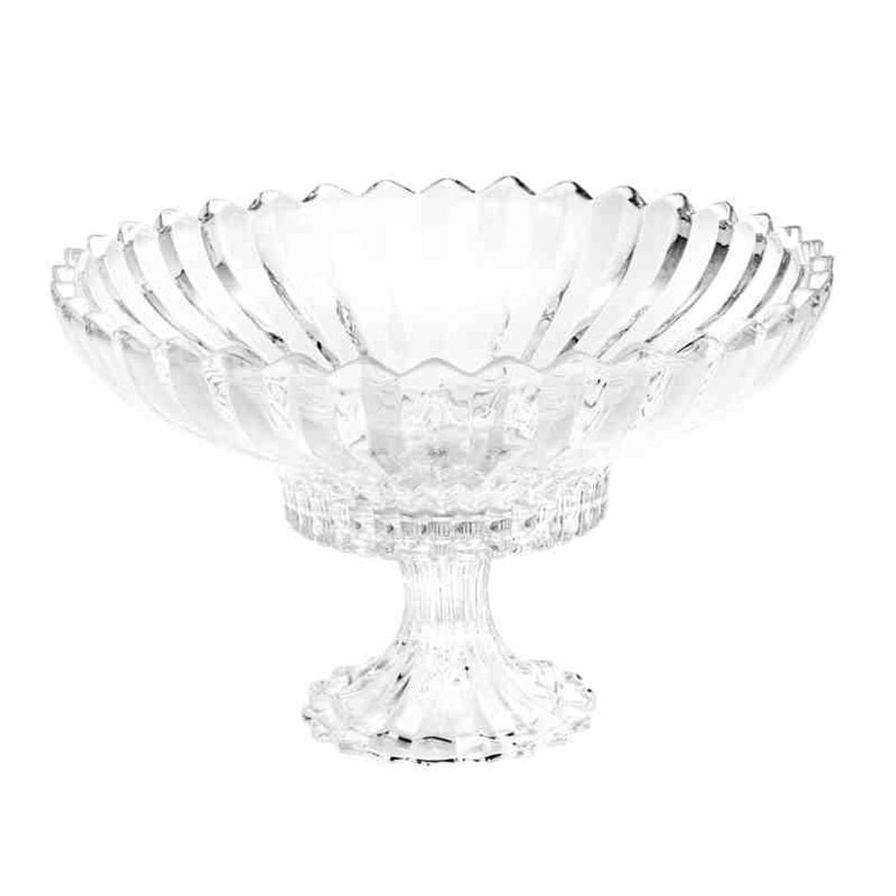 Centro de Mesa de Cristal com Pé Geneva Wolff
