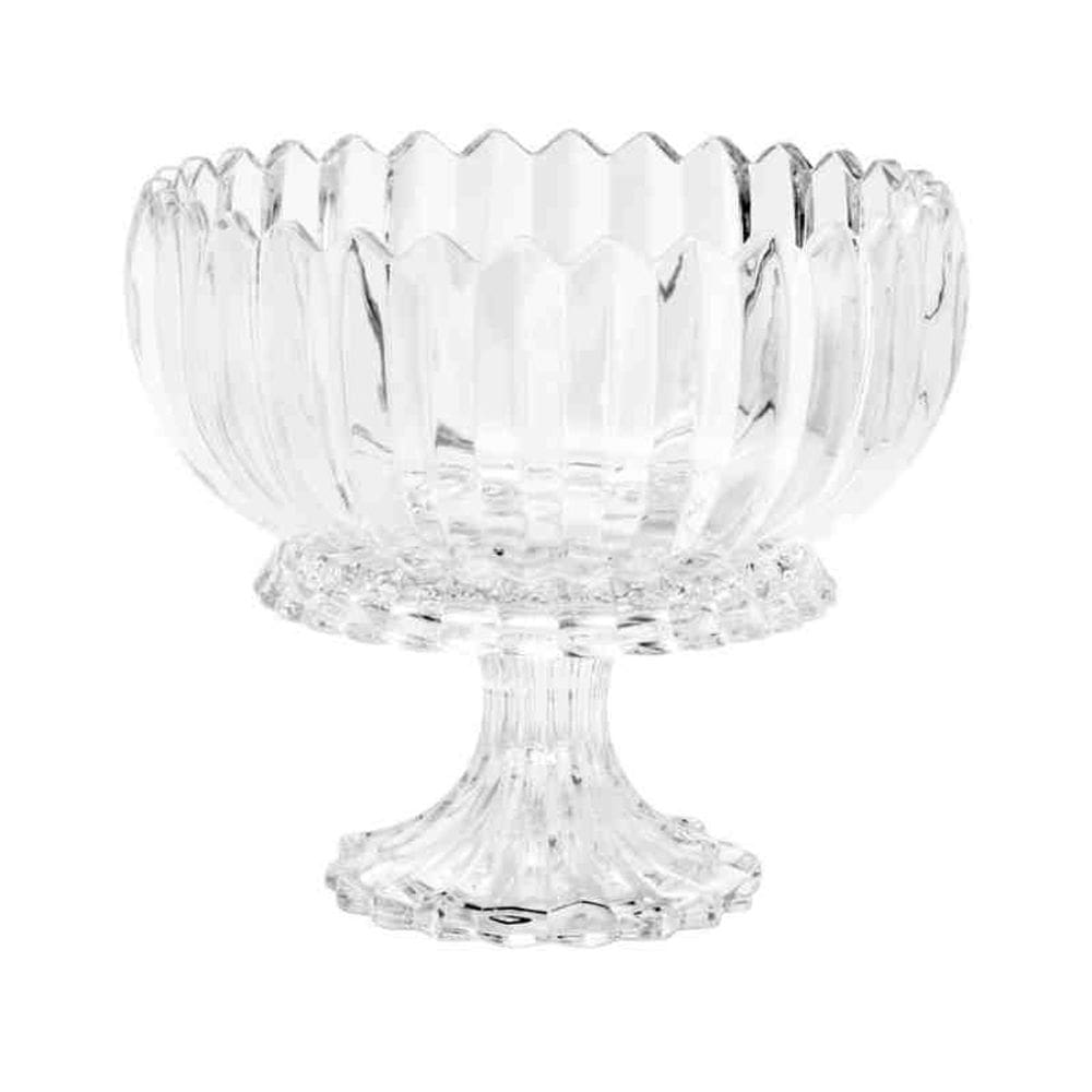 Centro de Mesa Cristal com Pé Geneva Wolff
