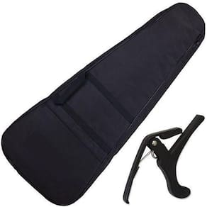 Kit Capa Para Violão Clássico Acolchoada Com Capotraste