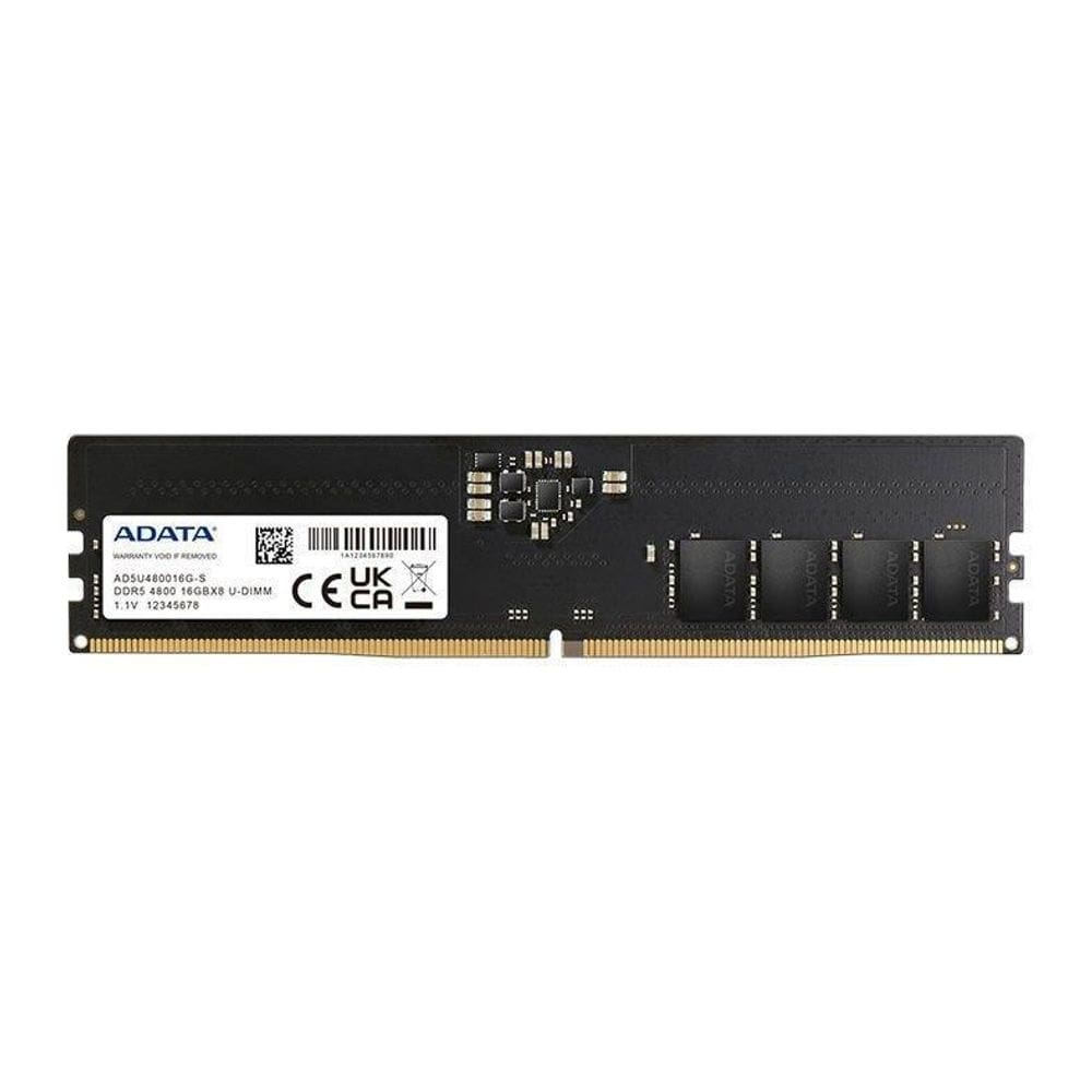 Memória Adata Ad5U, 16Gb, 1X16Gb, 4800Mhz, Ddr5 - Preto