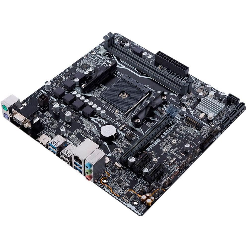 Placa Mãe Asus Prime A320MK/Br~90Mb0Uw0C1Bay0 Amd Am4 Ddr4