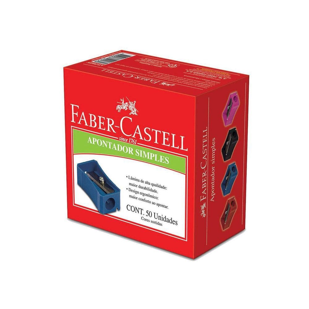 Apontador Simples 50 Un Faber Castell Ap 50Zf