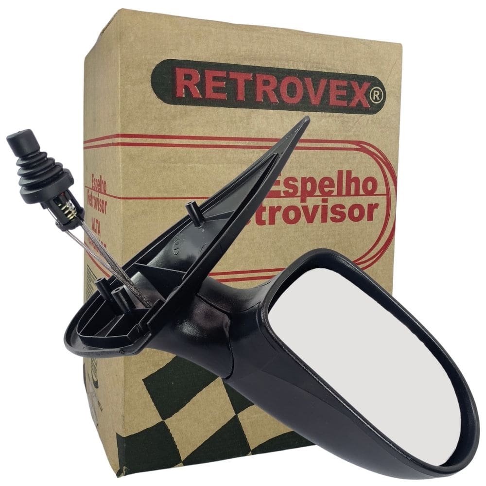 Retrovisor Direito Com Controle Siena 2011 A 2019 / Palio 4 Portas 2011 A 2019 - Retrovex 4514