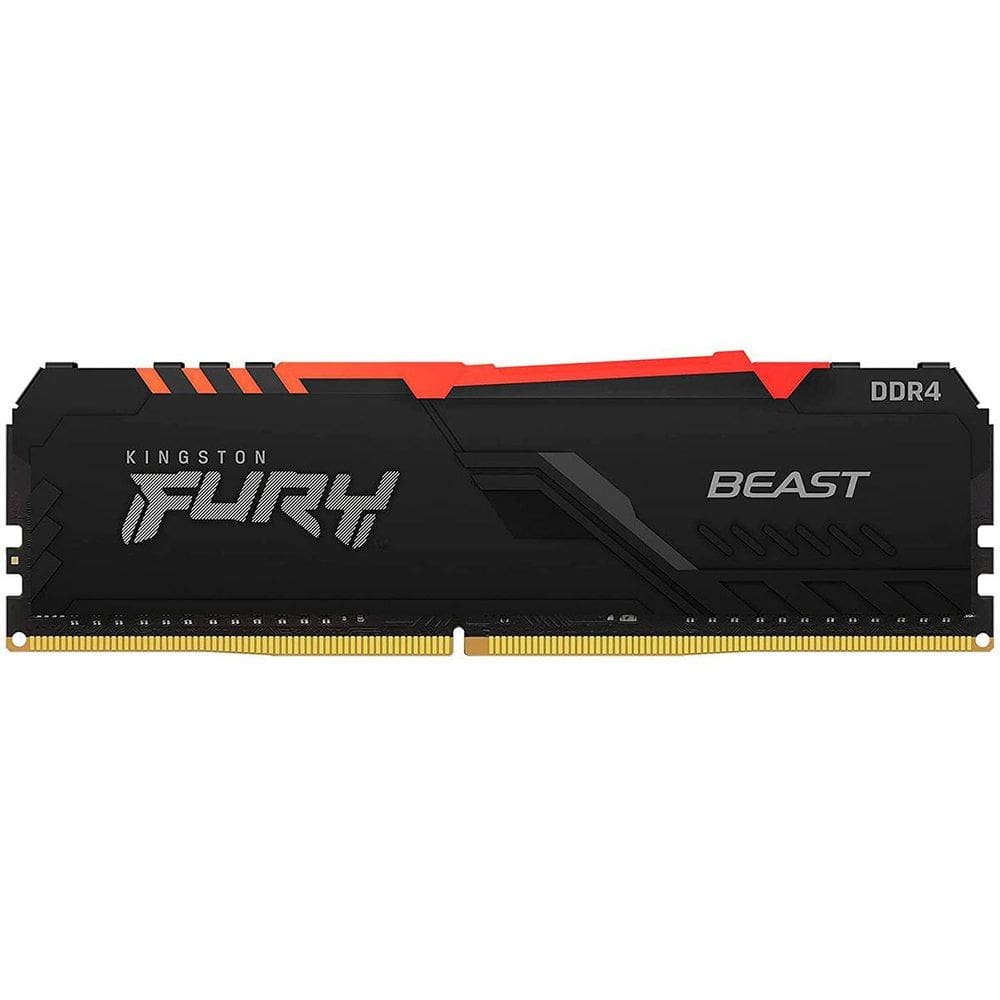 Memória Gamer Kingston Fury Beast, 8Gb, Ddr4, 3600Mhz, Cl17,