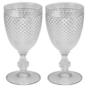 2 Taça Para Água Ou Vinho 390 Ml Crystal Diamante