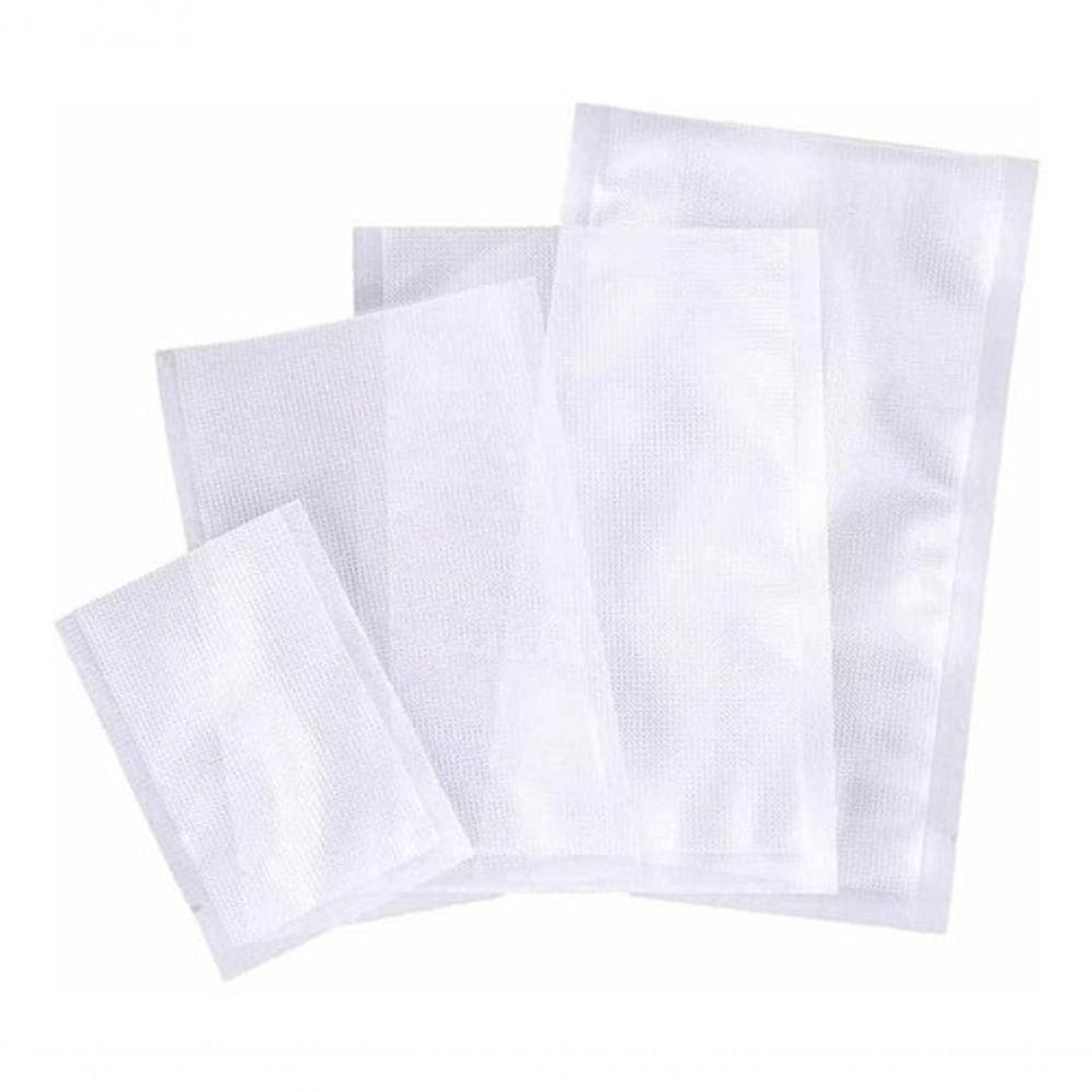 Kit 10 Saco Plástico 25x30cm Com Ranhura Para Seladora