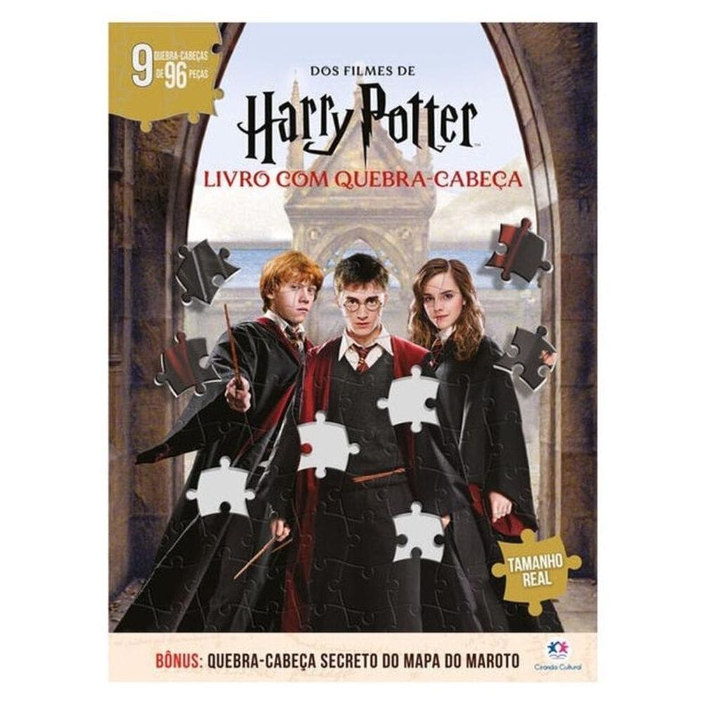 Harry Potter - Livro Com Quebra-Cabeça