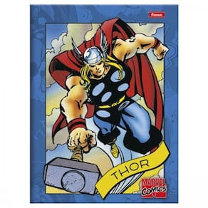 Caderno Broch.Costurado 80 Folhas Marvel Comics Capa4-Foroni