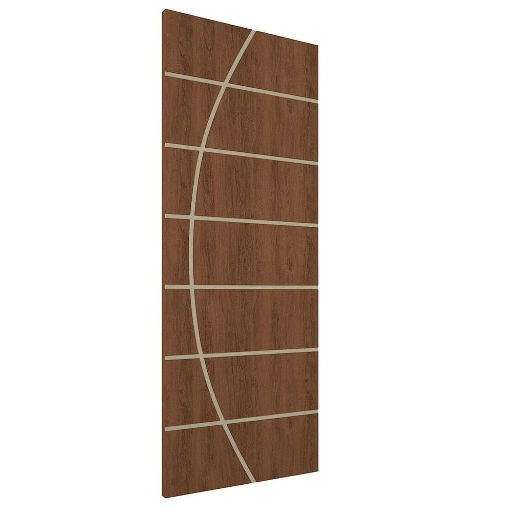 Porta De Madeira Frisada U.v 210cm X 80cm - R20c Imbuia