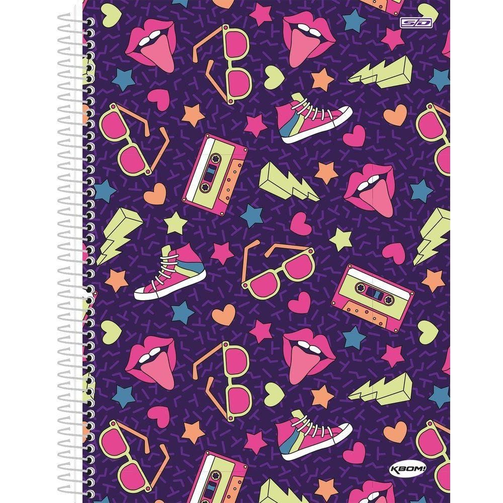 Caderno Univ. 10 Matérias Kbom 200Fls Capa 13 - São Domingos