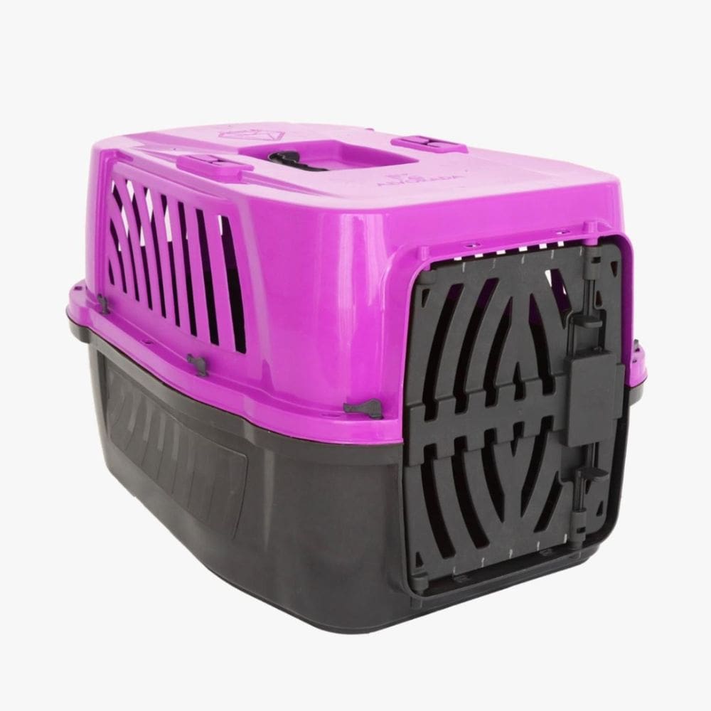 Caixa de Transporte P/ Cães Gato Porte N4 Rosa Alvorada