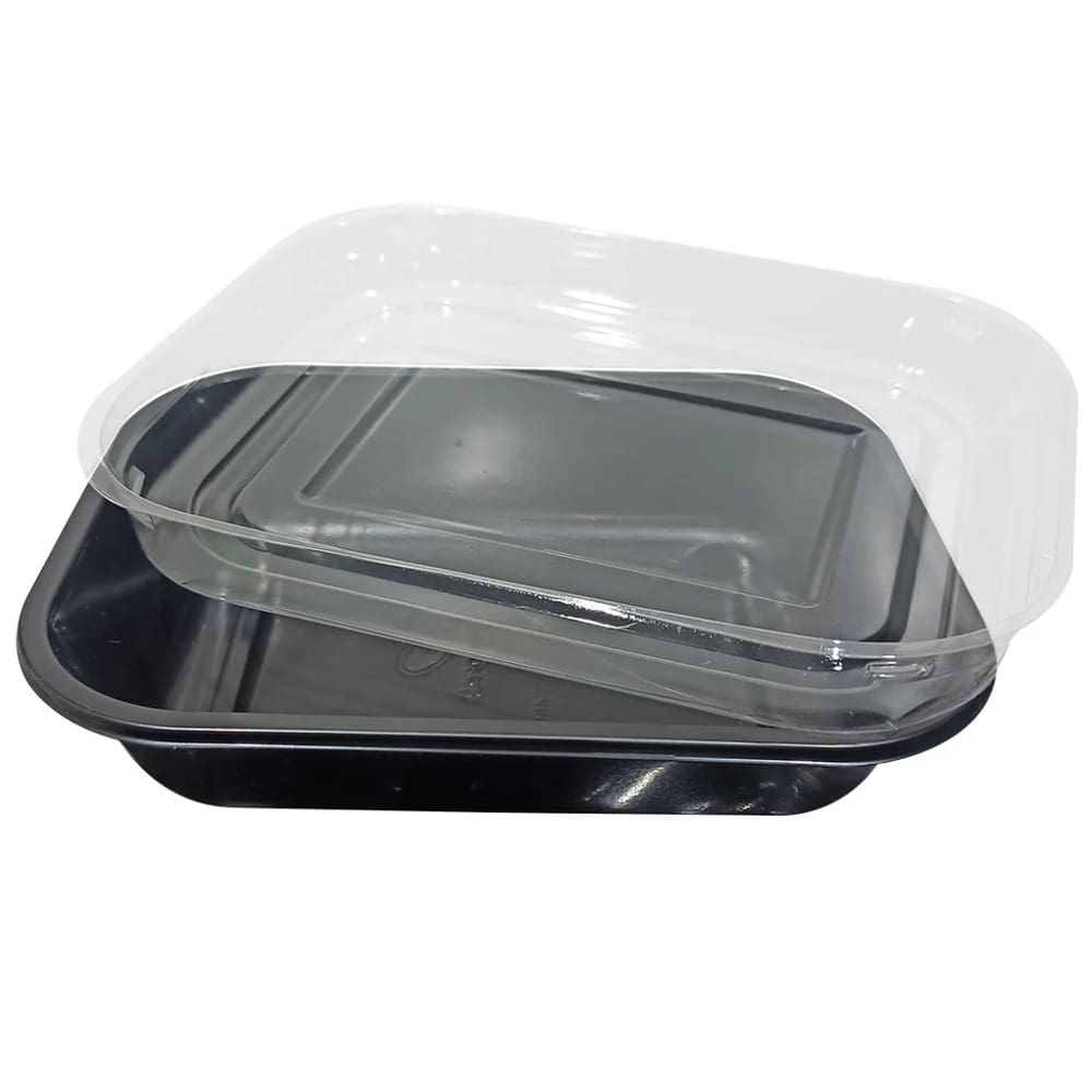 Embalagem Forneável com Tampa 800ml G240 Galvanotek c/25 un