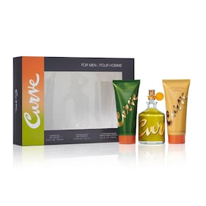 Conjunto de 3 peças de perfume Liz Claiborne Curve para homens de 125 ml