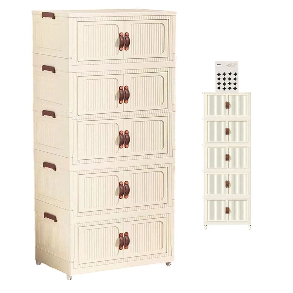 Armario Organizador Dobravel 5 Andares Empilhavel Organizaçao Decoraçao Sala Quarto Banheiro