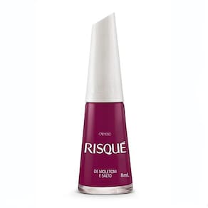 Esmalte Risqué Vinho Cremoso Cor De Moletom e Salto 8ml