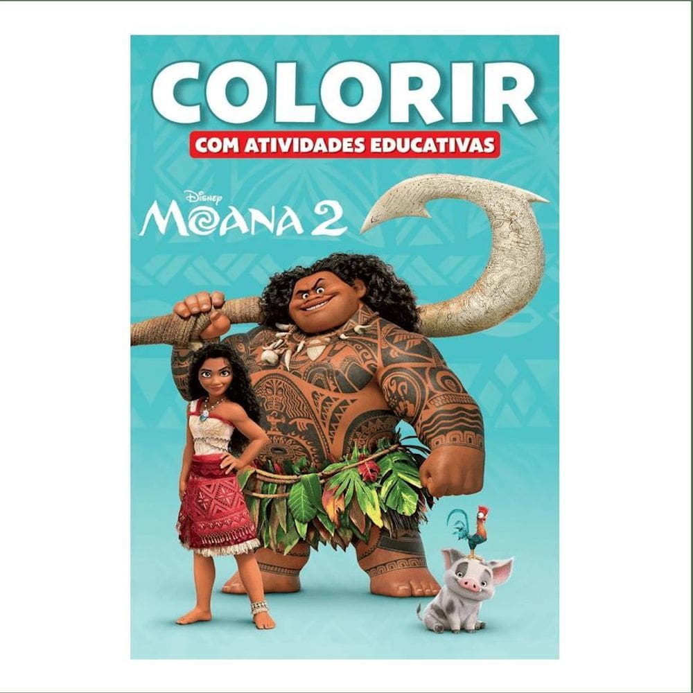 Livro - Disney Colorir Atividades Educativas - Moana 2