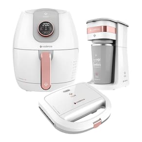 Kit Cadence Dream Rosé Gold - Fritadeira - Cafeteira - Sanduicheira 110V