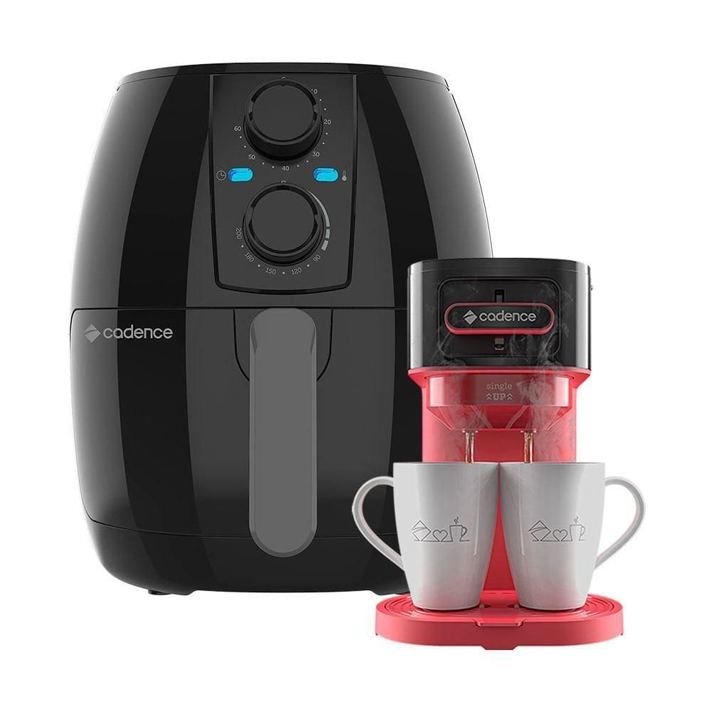 Kit Single Up CadenceCafeteira E Fritadeira 220V