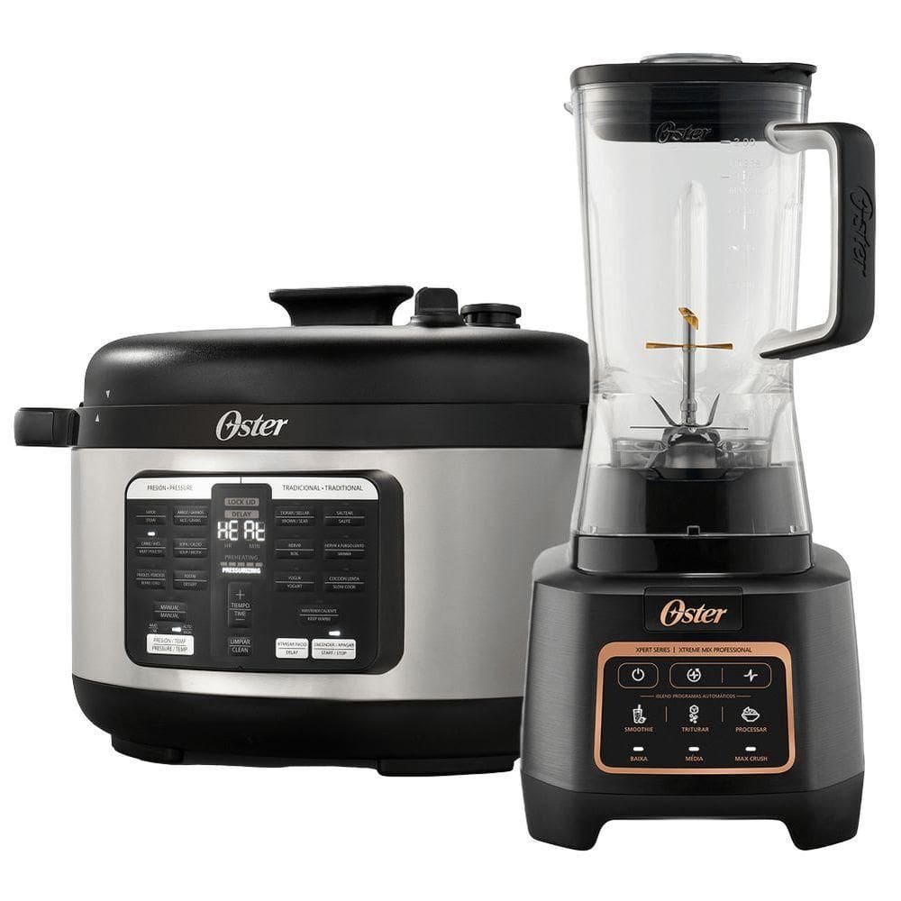 Kit Liquidificador Xtreme Mix E Panela Multifunções Oster 5,7L 220V