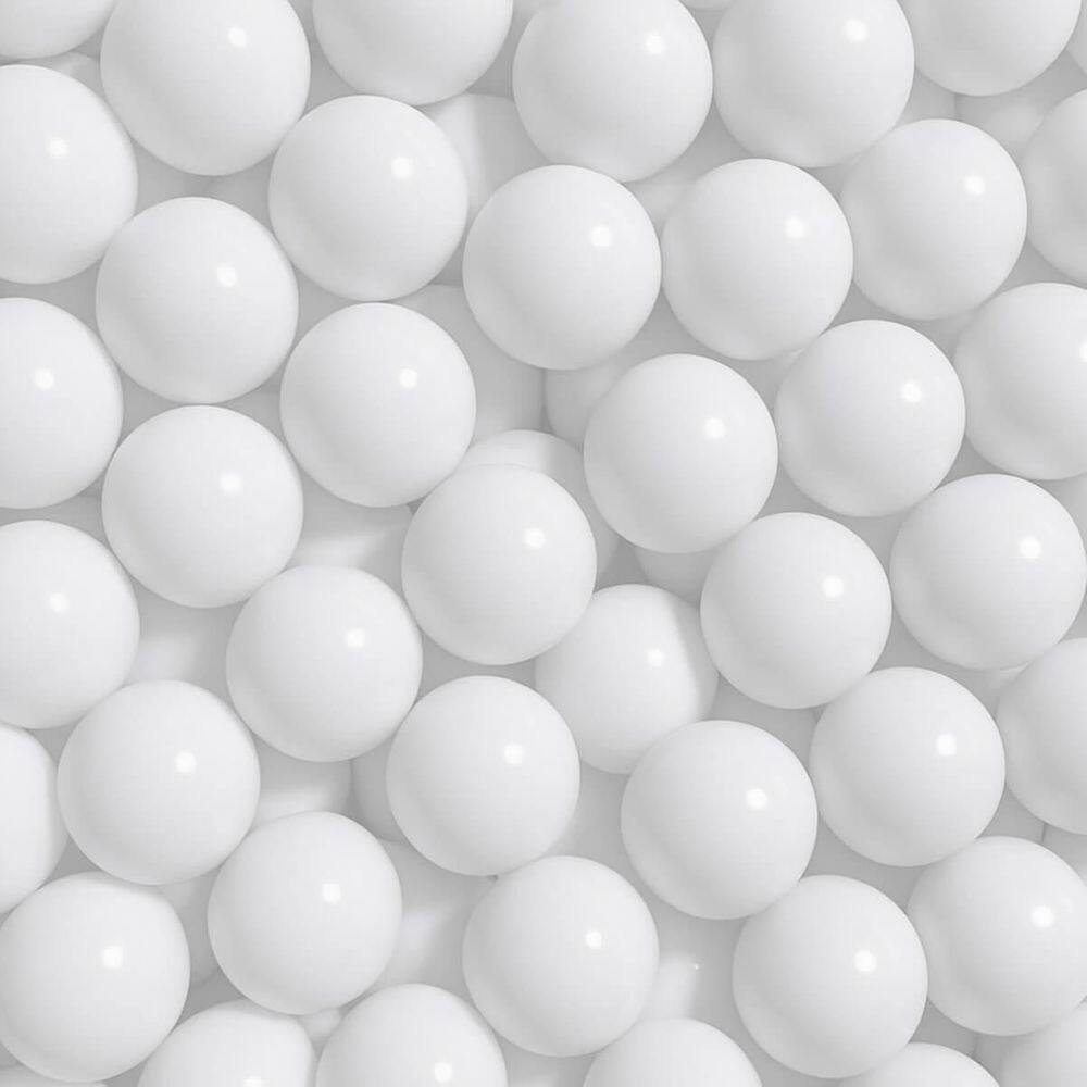 100 Bolinhas De Piscina Brancas Que Não Amassam